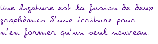 Texte sans ligatures